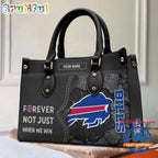 NFL Buffalo Bills Forever Not Just When We Win Women’s Leather Hand Bag