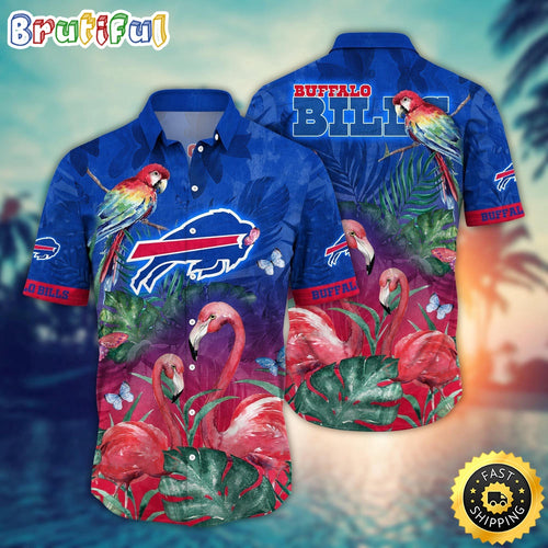 NFL Buffalo Bills Hawaii Shirt Flamingo And Flower Aloha Shirt