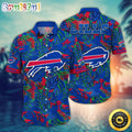NFL Buffalo Bills Hawaii Shirt Flower Tropical Holiday Attire