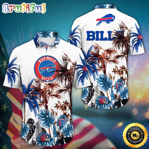 NFL Buffalo Bills Hawaii Shirt Palm Tree Aloha Shirt For Fans