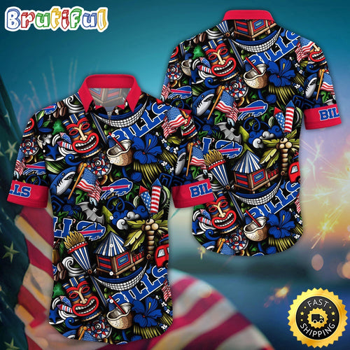 NFL Buffalo Bills Hawaii Shirt Tiki Me Off Aloha Shirt