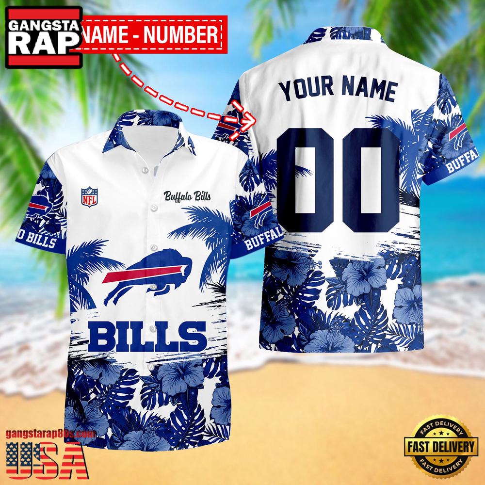 NFL Buffalo Bills New Design 2025 Custom Name Number Hawaiian Shirt