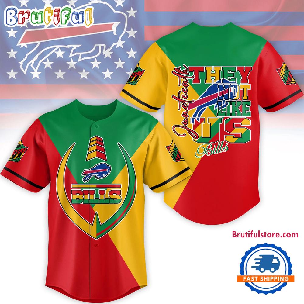NFL Buffalo Bills Juneteenth Month They Not Like US Baseball Jersey