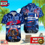 NFL Buffalo Bills Mascot Football Aloha Hawaiian Shirt