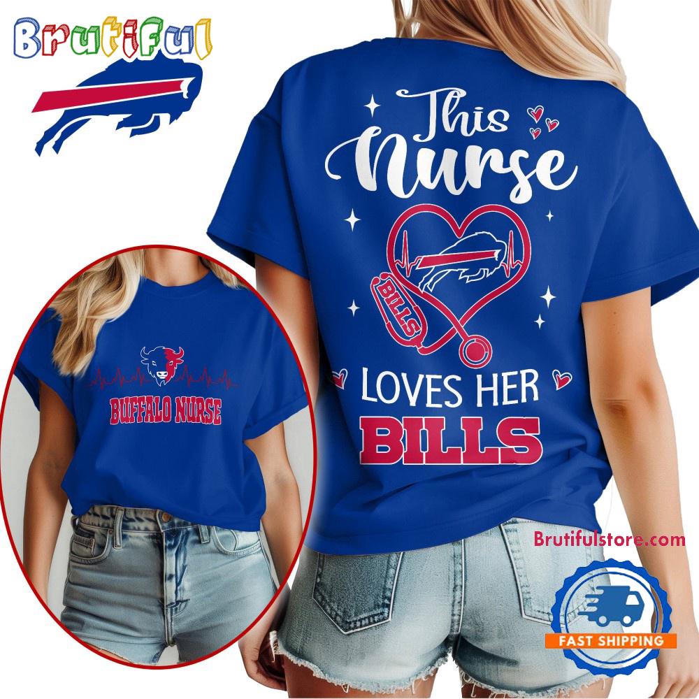 NFL Buffalo Bills Nurse Appreciation Month Limited Edition Vintage T Shirt