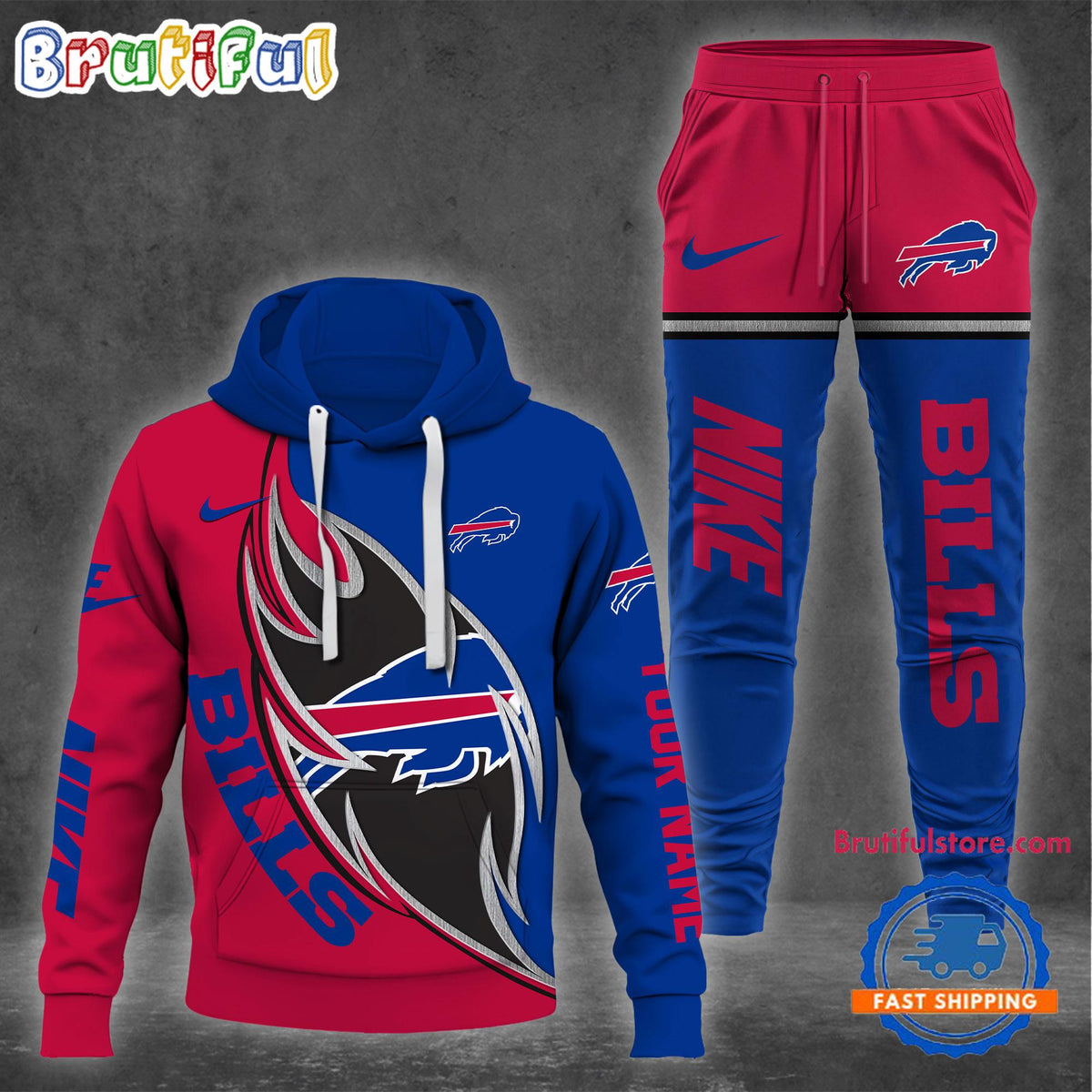 NFL Buffalo Bills Special Football Team Design Hoodie And Pants