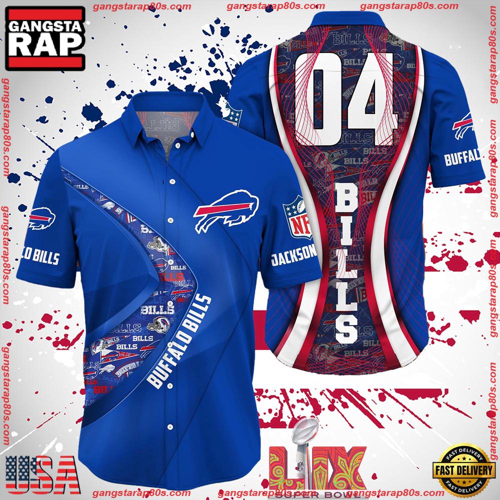 NFL Buffalo Bills Super Bowl LIX 2025 Custom Aloha Hawaiian Shirt