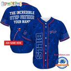 NFL Buffalo Bills The Increadible Step Father’s Day Baseball Jersey