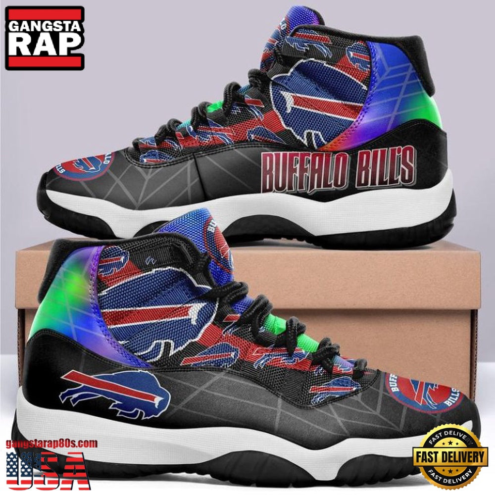 NFL Buffalo Bills Ver 2 Unique Design Air Jordan 11 Sneaker