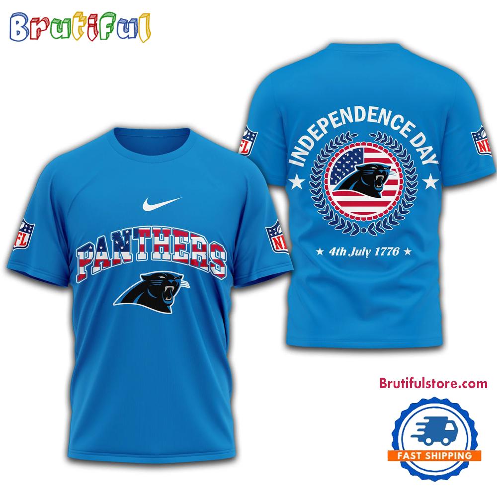 NFL Carolina Panthers 2025 Independence Day All Over Print Shirt