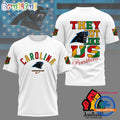NFL Carolina Panthers 2025 Juneteenth Freedom Day 3D Shirt