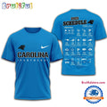 NFL Carolina Panthers 2025 SCHEDULE Unisex 3D Shirt