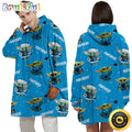 NFL Carolina Panthers Blanket Hoodie Baby Yoda Unisex Hoodie