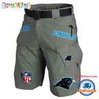 NFL Carolina Panthers Football Team Military Tactical Shorts