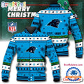 NFL Carolina Panthers Snow Xmas Tree Christmas Custom Baseball Jacket