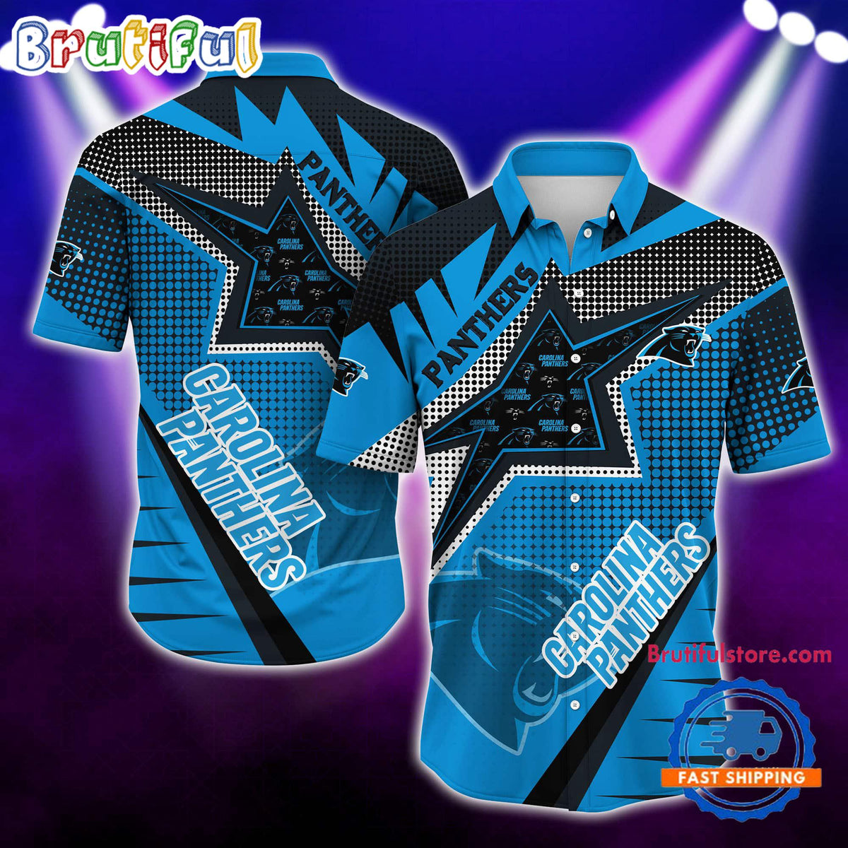 NFL Carolina Panthers Special Football Team Star Hawaiian Shirts