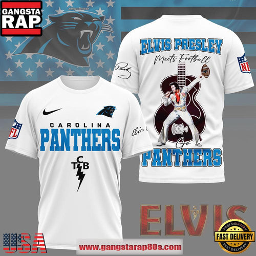 NFL Carolina Panthers x Elvis Presley 2026 Unisex T-Shirt