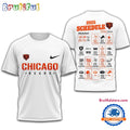 NFL Chicago Bear 2025 SCHEDULE All Over Print Shirt, 2025 Football Schedule Shirts