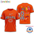 NFL Chicago Bears 2025 Autism Awareness 3D Shirt