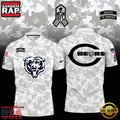 NFL Chicago Bears Camo 2025 Salute to Service Polo Shirt