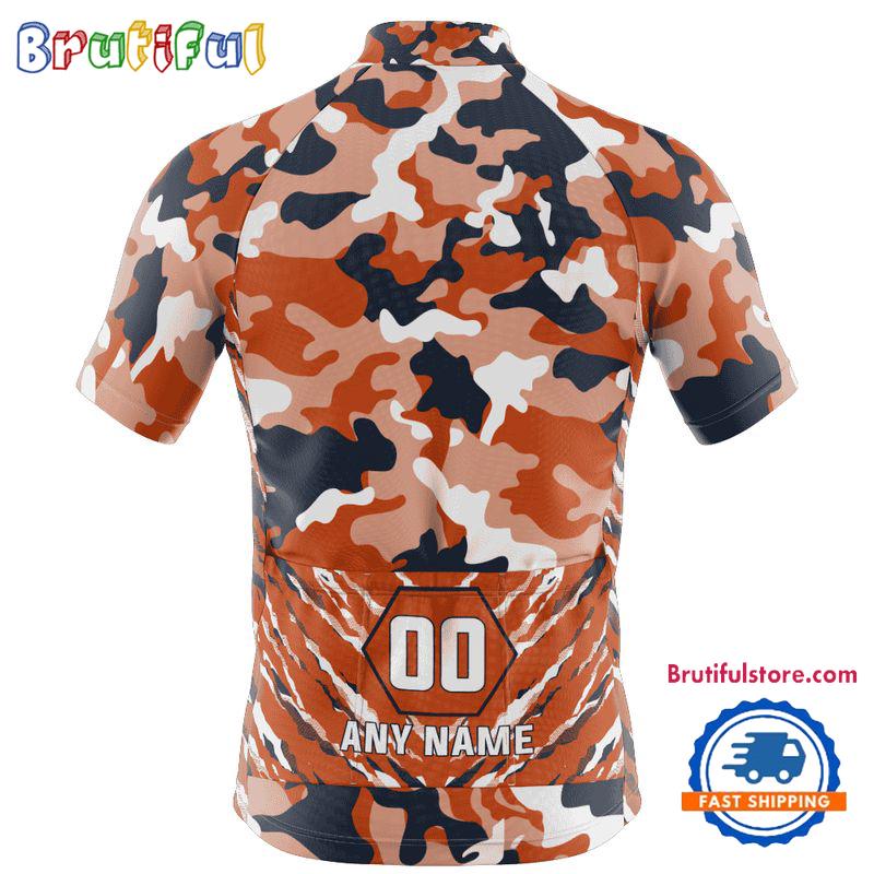 NFL Chicago Bears Football Team Colorful Camo Cycling Jersey