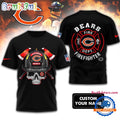 NFL Chicago Bears Football Team Fire Fighter Unisex 3D Shirt