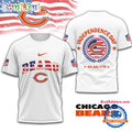 NFL Chicago Bears Football Team Independence Day New Design 3D Shirt