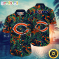 NFL Chicago Bears Hawaii Shirt Flower Tropical Holiday Attire