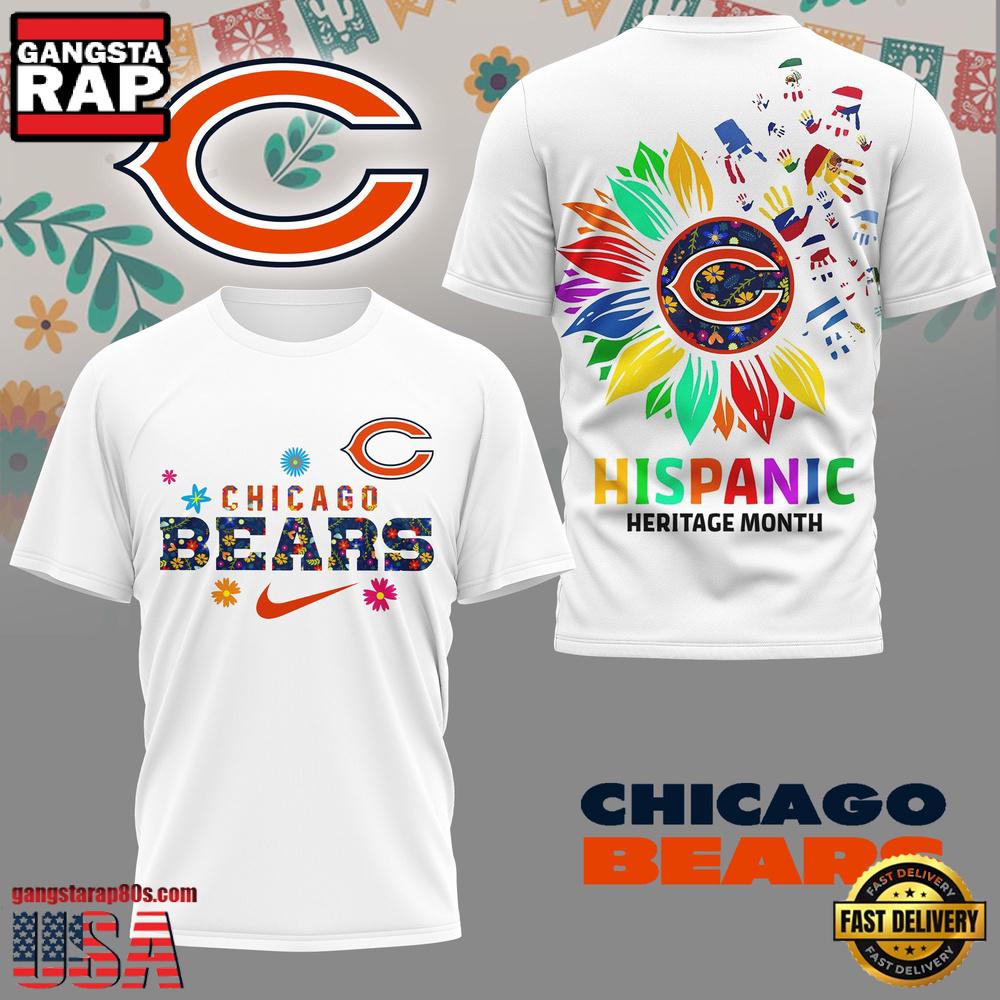 NFL Chicago Bears Hispanic Heritage Month Unisex T-Shirt