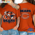 NFL Chicago Bears Mickey Mouse Women’s Cross Strap Shoulder Shirt, Football One Shoulder Shirt
