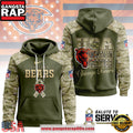 NFL Chicago Bears Salute To Service 2025 All Over Print Hoodie