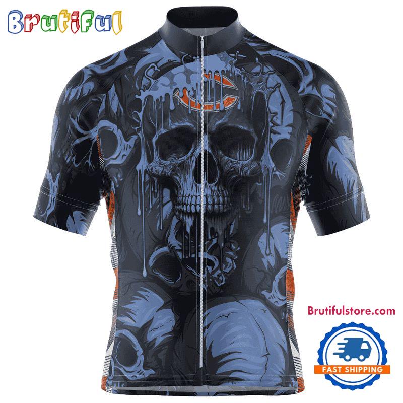 NFL Chicago Bears Special Skull Design Cycling Jersey