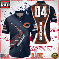 NFL Chicago Bears Super Bowl LIX 2025 Custom Aloha Hawaiian Shirt