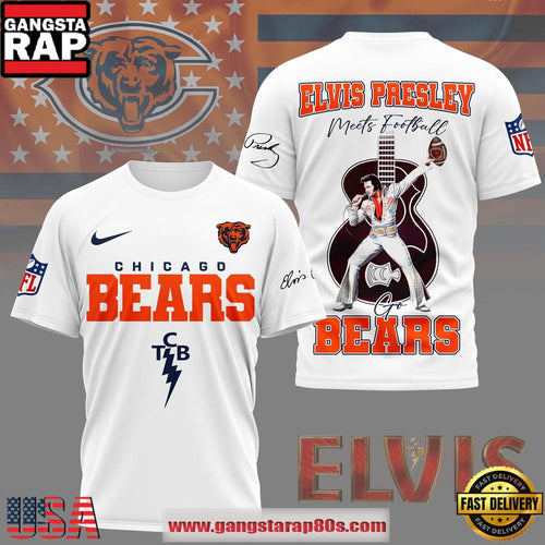 NFL Chicago Bears x Elvis Presley 2026 Unisex T-Shirt
