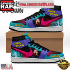 Chris Brown Breezy Fan Galaxy Air Jordan 1 Sneakers Shoes