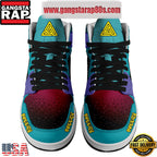 Chris Brown Breezy Fan Galaxy Air Jordan 1 Sneakers Shoes