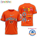 NFL Cincinnati Bengals 2025 Autism Awareness 3D Shirt