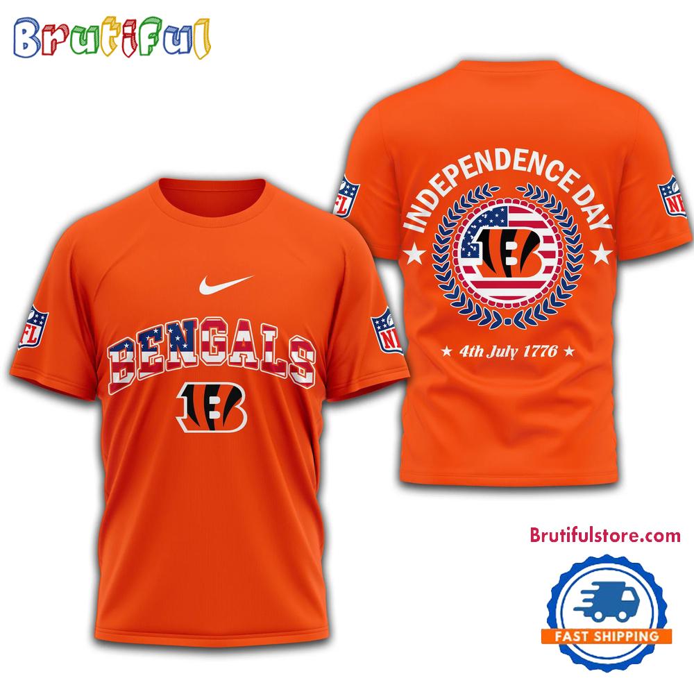 NFL Cincinnati Bengals 2025 Independence Day All Over Print Shirt
