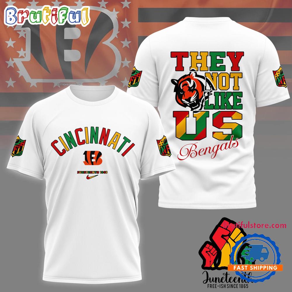 NFL Cincinnati Bengals 2025 Juneteenth Freedom Day 3D Shirt