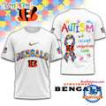 NFL Cincinnati Bengals Autism Awareness Accept Understand Love All Over Print Shirt