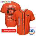 NFL Cincinnati Bengals Best Dad Ever Baseball Jersey