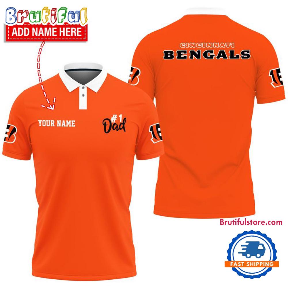 NFL Cincinnati Bengals Best Dad Wonderful Father’s Day Polo Shirts