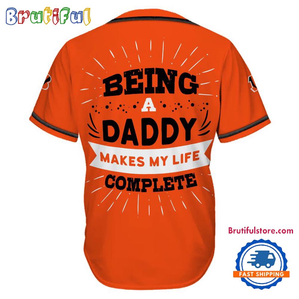NFL Cincinnati Bengals Football Being A Daddy Father’s Day Baseball Jersey