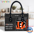 NFL Cincinnati Bengals Forever Not Just When We Win Women’s Leather Hand Bag