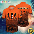 NFL Cincinnati Bengals Hawaii Shirt Flamingo And Flower Funny Aloha Shirt