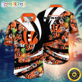 NFL Cincinnati Bengals Hawaii Shirt Flower Classic Hawaiian Prints