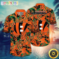 NFL Cincinnati Bengals Hawaii Shirt Flower Tropical Holiday Attire