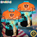 NFL Cincinnati Bengals Hawaii Shirt Statue Of Liberty Aloha Shirt