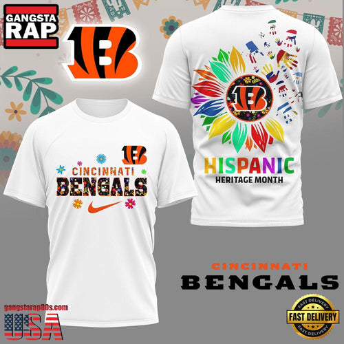 NFL Cincinnati Bengals Hispanic Heritage Month Unisex T-Shirt