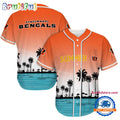 NFL Cincinnati Bengals Palm Trees Summer On The Beach Baseball Jersey